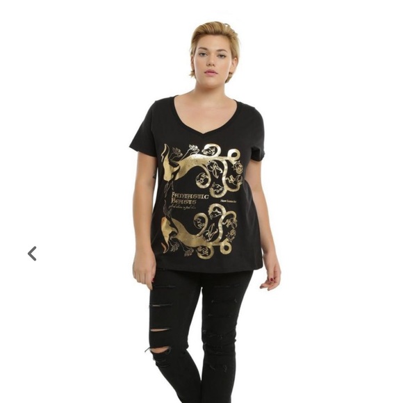 Hot Topic Fantastic Beasts gold foil tee size 5 5x -Harry Potter 🧙 - Picture 2 of 4